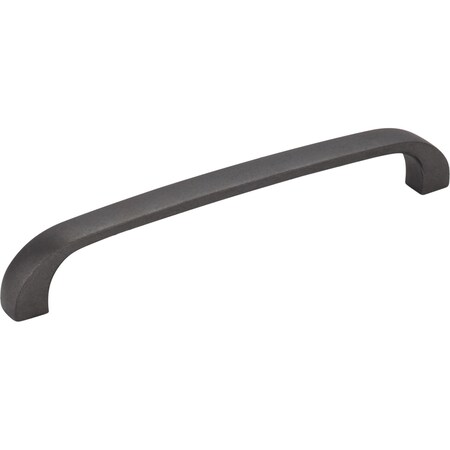 Elements 128 mm Center-to-Center Gun Metal Square Slade Cabinet Pull 984-128DACM